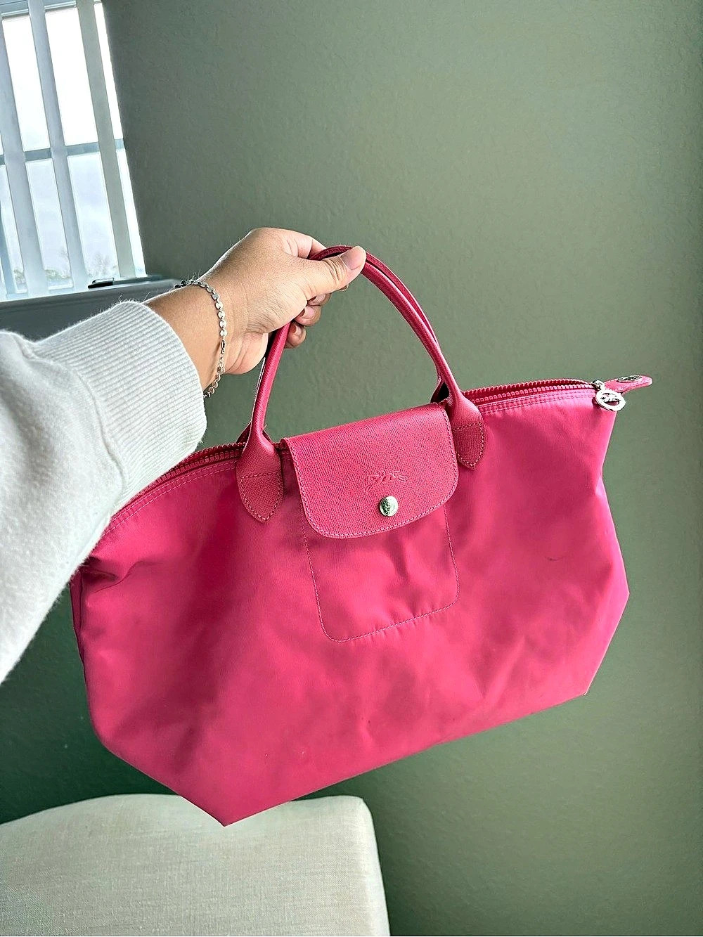 Longchamp Le Pliage Club Tote Bag Pink